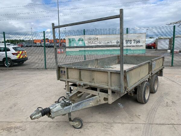 UNRESERVED Ifor Williams LM105G Twin Axle Dropside Builders Trailer