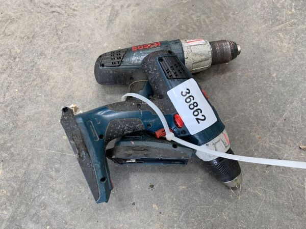 UNRESERVED 2 x Bosch Hand Drills