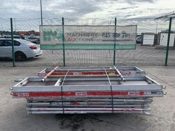 UNRESERVED 6.2M Portable Double Aluminium Scaffold Tower