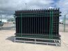 UNRESERVED NEW/UNUSED 10FT Powder Coated Site Fencing - 28 x Panels - 29 x Posts & Fittings