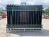 UNRESERVED NEW/UNUSED 10FT Powder Coated Site Fencing - 28 x Panels - 29 x Posts & Fittings - 5