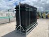 UNRESERVED NEW/UNUSED 10FT Powder Coated Site Fencing - 28 x Panels - 29 x Posts & Fittings - 8