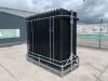 UNRESERVED NEW/UNUSED 8FT Powder Coated Site Fencing - 28 x Panels - 29 x Posts & Fittings - 2