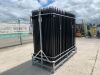 UNRESERVED NEW/UNUSED 8FT Powder Coated Site Fencing - 28 x Panels - 29 x Posts & Fittings - 8