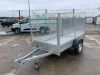 NEW/UNUSED 7x4 Single Axle Mesh Sided Trailer c/w Ramp