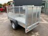 NEW/UNUSED 7x4 Single Axle Mesh Sided Trailer c/w Ramp - 3