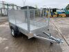 NEW/UNUSED 7x4 Single Axle Mesh Sided Trailer c/w Ramp - 7