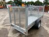 NEW/UNUSED 8x4 Single Axle Mesh Sided Trailer c/w Ramp - 5