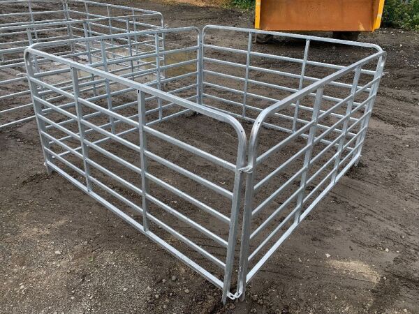 NEW/UNUSED 6FT Sheep Hurdles/Pen (4pcs) c/w Pins