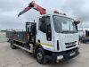 UNRESERVED 2015 Iveco Eurocargo 120EL19 4x2 Dopside c/w Fassi F85 Extedable Crane & Remote Control - 7