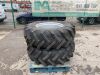 UNRESERVED As New Set Of BKT 420/85 R30 (16.9/R30) Tyres & Rims