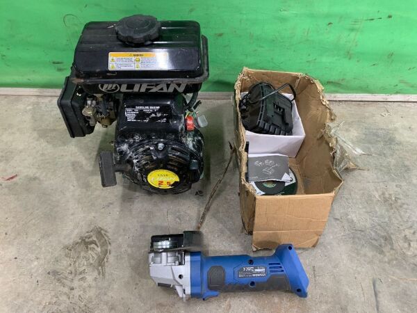 Lifan Petrol Engine & Hyundai Cordless Grinder