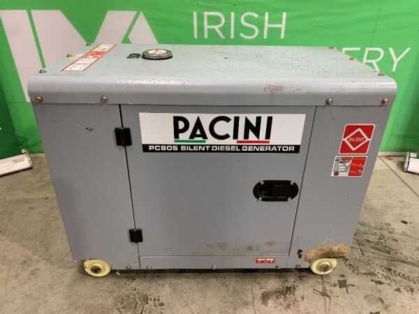 UNRESERVED 2022 Pacini PC80S Portable Silent Diesel Generator