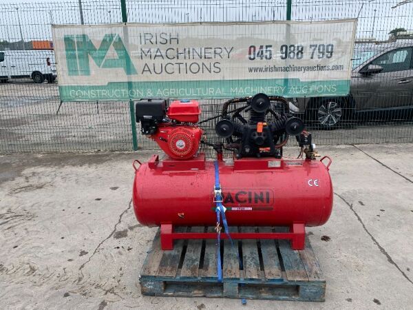 UNRESERVED Pacini 300L Petrol Air Compressor