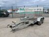 UNRESERVED Indespension 8x4 Twin Axle Plant Trailer c/w Ramp