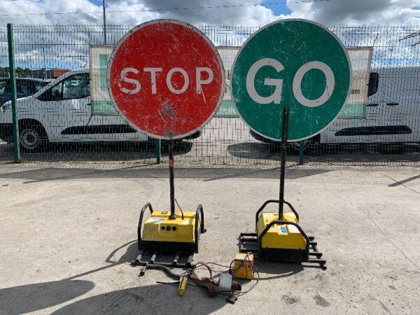 UNRESERVED PIKE Robo Signs Auomatic Stop & Go Traffic System