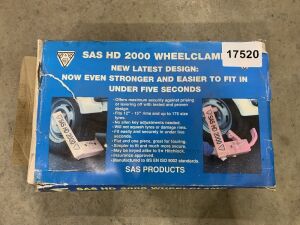 UNRESERVED SAS HD 2000 Wheel Clamp