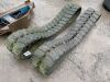 UNRESERVED 2x Rubber Tracks to Suit 2T Machine - 3