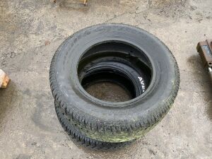 UNRESERVED 2x 265/50/15 Tyres
