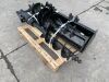 UNRESERVED Mini Excavator Attachment Set To Include - QH, 800MM Bucket, 500MM Bucket, 200MM Bucket,Ripper, Rake & Auger Rods(30cm & 20cm) - 2