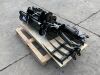 UNRESERVED Mini Excavator Attachment Set To Include - QH, 800MM Bucket, 500MM Bucket, 200MM Bucket,Ripper, Rake & Auger Rods(30cm & 20cm) - 6