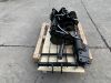 UNRESERVED Mini Excavator Attachment Set To Include - QH, 800MM Bucket, 500MM Bucket, 200MM Bucket,Ripper, Rake & Auger Rods(30cm & 20cm) - 7