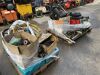 2 x Pallets To Contain Large Shackles, Lanmower, Water Pump, Cobra Reel And Various Parts - 2