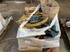 2 x Pallets To Contain Large Shackles, Lanmower, Water Pump, Cobra Reel And Various Parts - 9