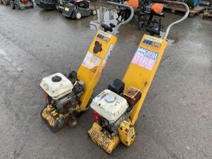 2 x SPE BEF200 Petrol Floor Scrabbler