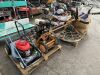 3 x Pallets To Contain 3 x Lawnmowers, Vacuums, Powerfloat, Honda Engine & Various Parts - 3