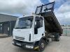 UNRESERVED 2008 Iveco 100E18 Twin Wheel 10T Tipper c/w AL Mini Crane