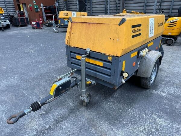 UNRESERVED 2013 Atlas Copco XAS67 Fast Tow Diesel Compressor/Generator