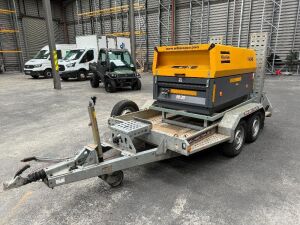 UNRESERVED Brian James Cargo Twin Axle Plant Trailer c/w Ramp