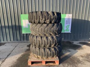 4x MG2 419 15.5-25 Teleporter Tyres