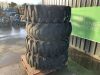 4x MG2 419 15.5-25 Teleporter Tyres - 2