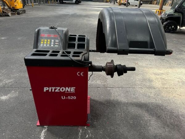 UNRESERVED Pitzone U-520 Single Phase Digital Wheel Balancer