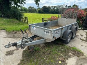 UNRESERVED Ifor Williams GD84 Twin Axle Plant Trailer