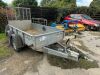 UNRESERVED Ifor Williams GD84 Twin Axle Plant Trailer - 4