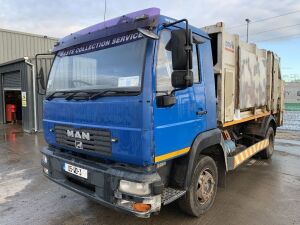 UNRESERVED 2005 Man 4x2 LE 10.180 Refuse Collector Truck