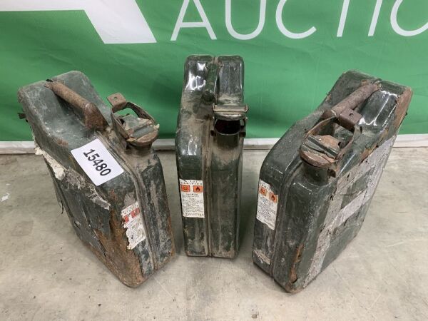 UNRESERVED 3x Jerry Cans