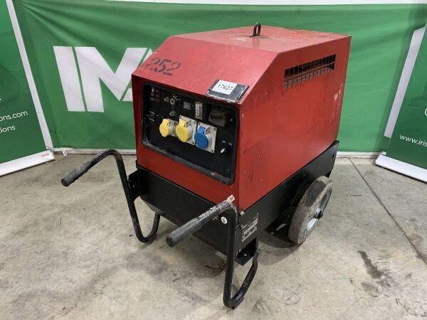 UNRESERVED 2013 Mosa GE6000SX/GS Pedestrian Portable 6KVA Diesel Generator