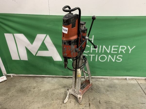 UNRESERVED Hilti DD200 110v Core Drill Rig c/w Hilti HD30 Core Drill Stand