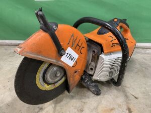 UNRESERVED Stihl TS410 Petrol Consaw c/w Disc