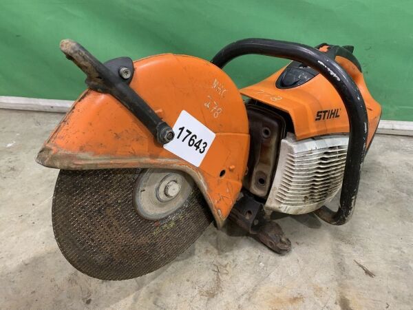 UNRESERVED Stihl TS410 Petrol Consaw c/w Disc