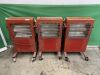 UNRESERVED 3 x Infrared 110v Portable Heaters