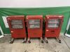 UNRESERVED 3 x Infrared 110v Portable Heaters