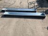 2 x NEW 8FT Galvanised Gate Hanging Trough - 2