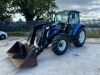 UNRESERVED 2013 New Holland T4.75 4WD Tractor c/w New Holland F100 Loader & Bucket