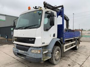 2007 DAF 55.250 4x2 Dropside c/w Palfinger PK12000 Extendable Crane