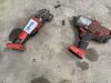 UNRESERVED Milwaukee Cordless Impact Gun & Milwaukee Cordless Grinder